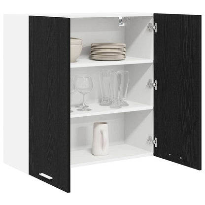 Armadio pensile Rovere Nero 80 x 31 x 80 cm Legno multistrato