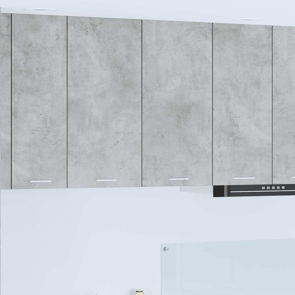 Armadio pensile con porta Grigio cemento 80 x 31 x 80 cm