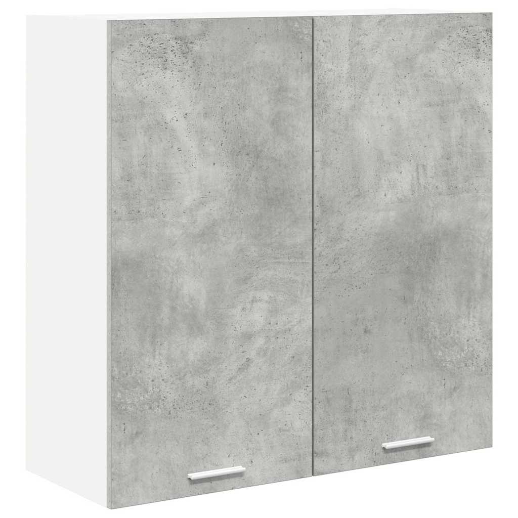 Armadio pensile con porta Grigio cemento 80 x 31 x 80 cm