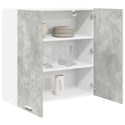 Armadio pensile con porta Grigio cemento 80 x 31 x 80 cm