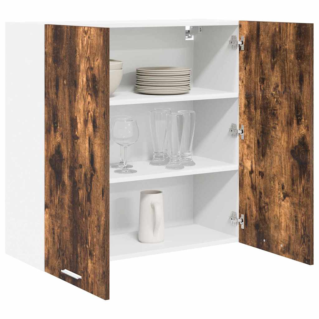 Armadio pensile con porta Riga Rovere fumÃ© 80 x 31 x 80 cm