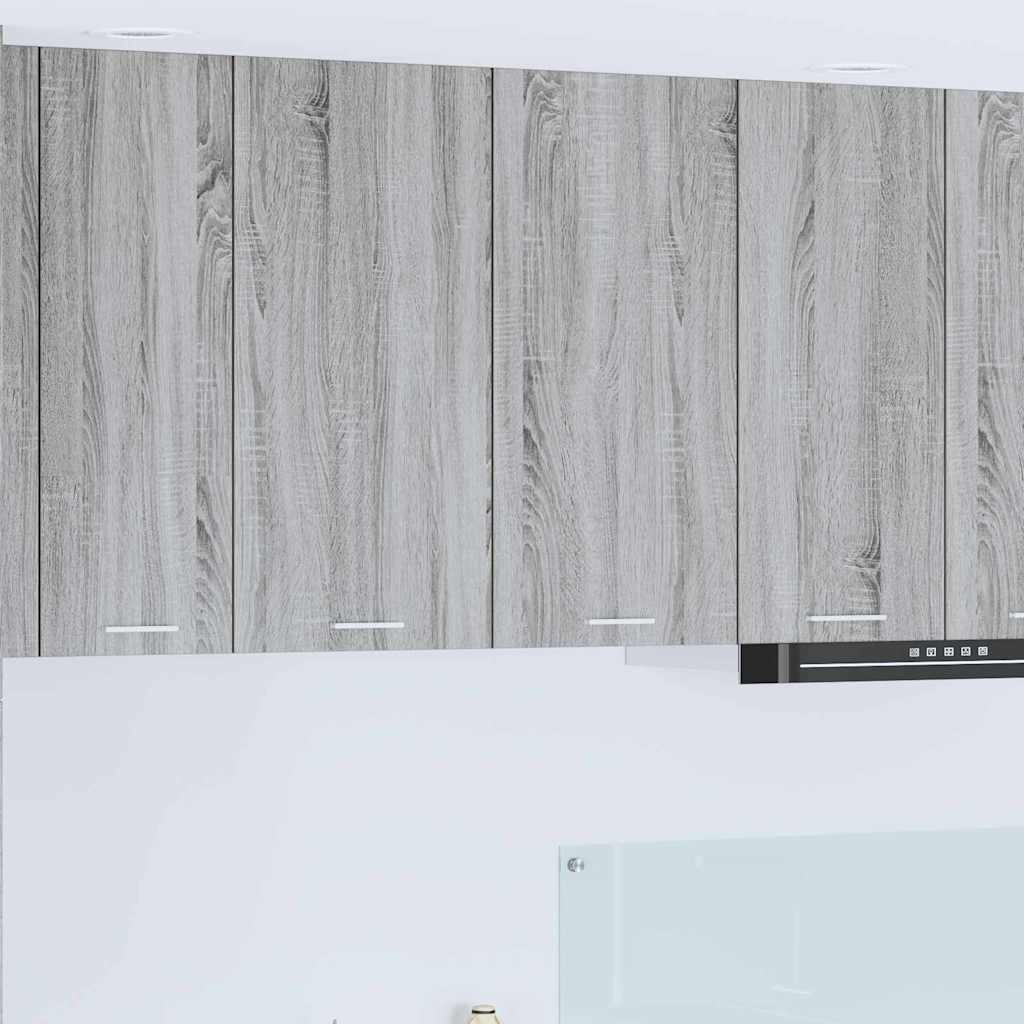 Armadio pensile Grigio Sonoma 80 x 31 x 80 cm Legno multistrato