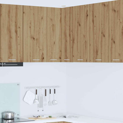 Armadio pensile Rovere Artigiano e Bianco 57 x 57 x 80 cm