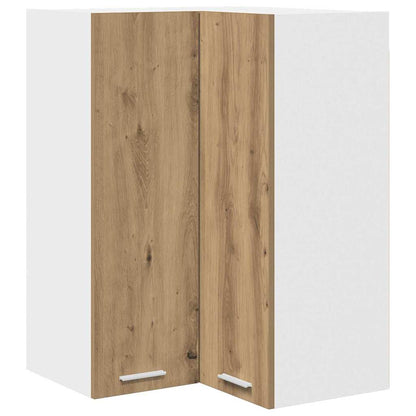 Armadio pensile Rovere Artigiano e Bianco 57 x 57 x 80 cm