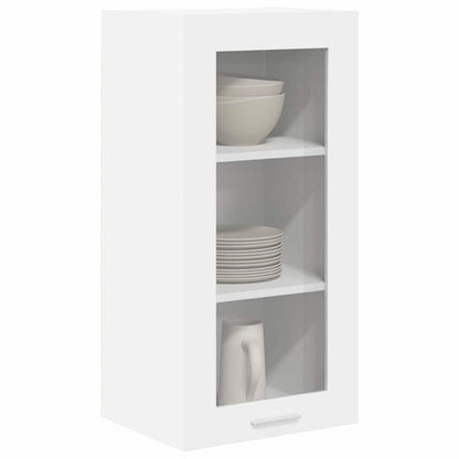 Armadio pensile 2 pcs Bianco 40 x 31 x 80 cm Legno multistrato
