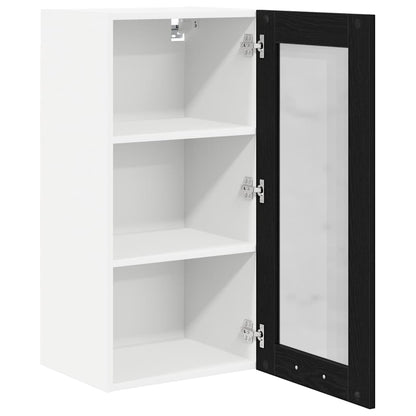 Armadio pensile Rovere Nero 40 x 31 x 80 cm Legno multistrato