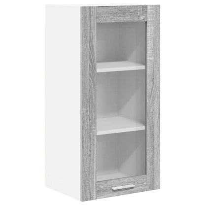Armadio pensile Grigio Sonoma 40 x 31 x 80 cm Legno multistrato