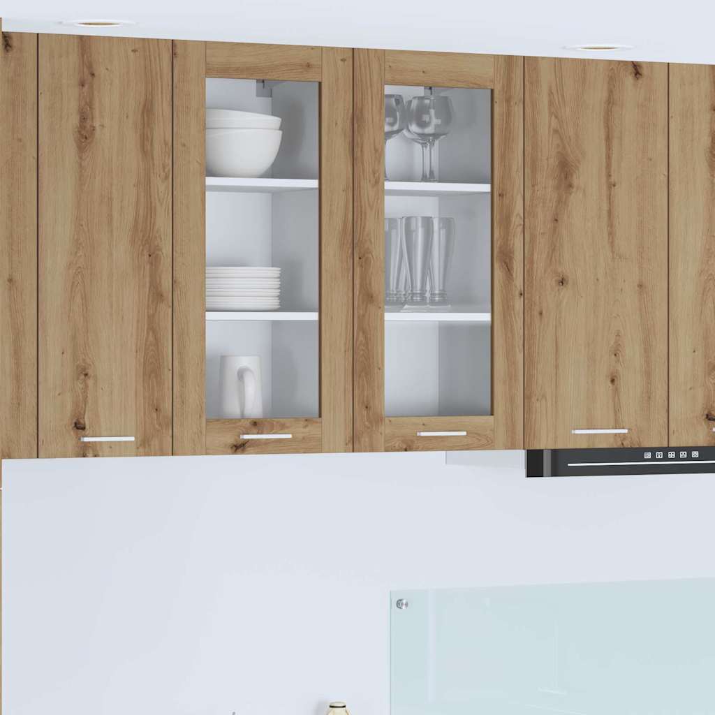 Armadio pensile con porta Rovere artigianale 40 x 31 x 80 cm