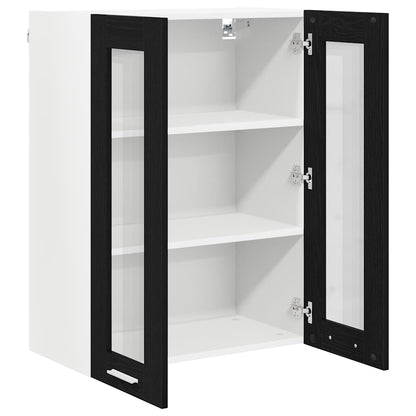Armadio pensile Rovere Nero 60 x 31 x 80 cm Legno multistrato