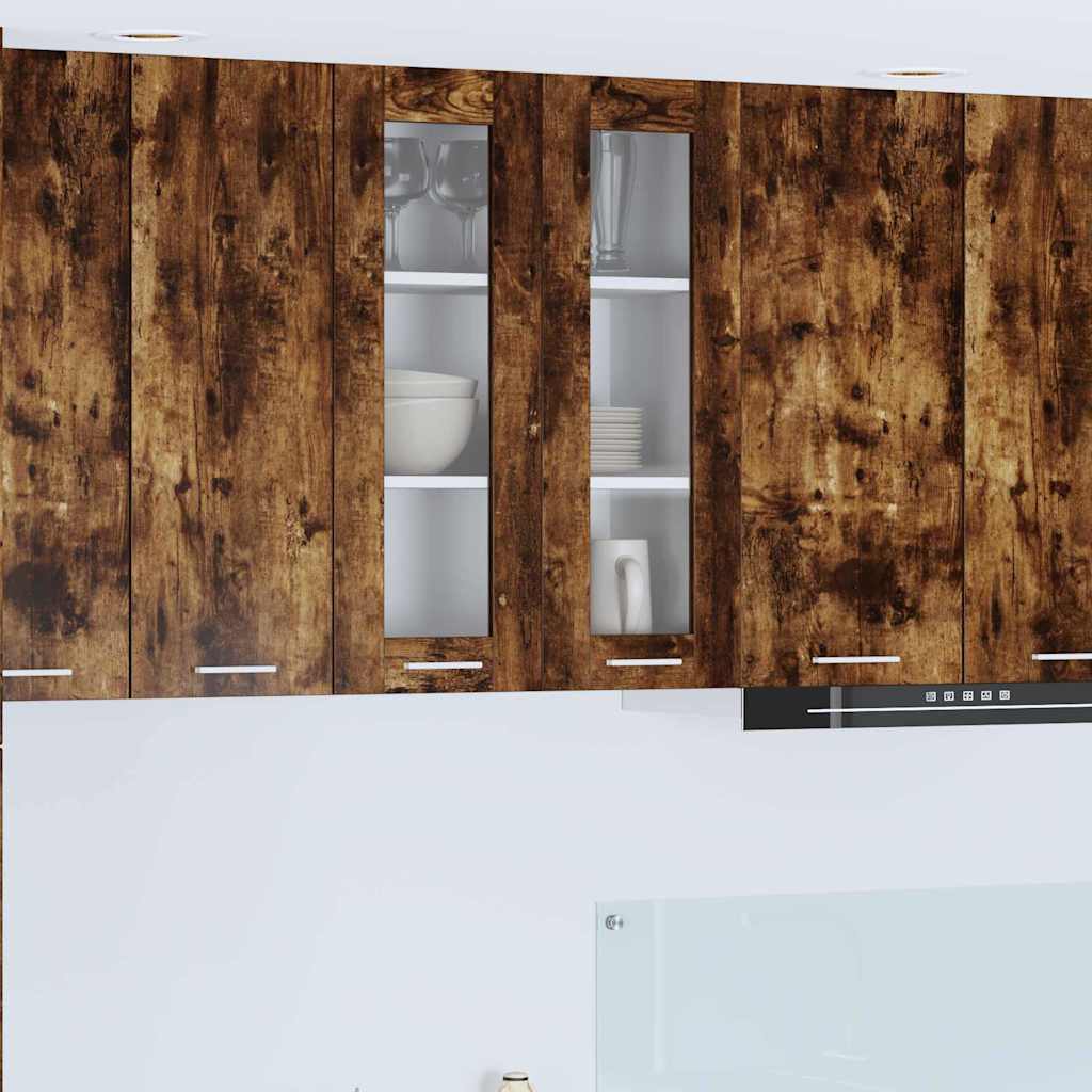 Armadio pensile Rovere fumÃ© 60 x 31 x 80 cm Legno multistrato