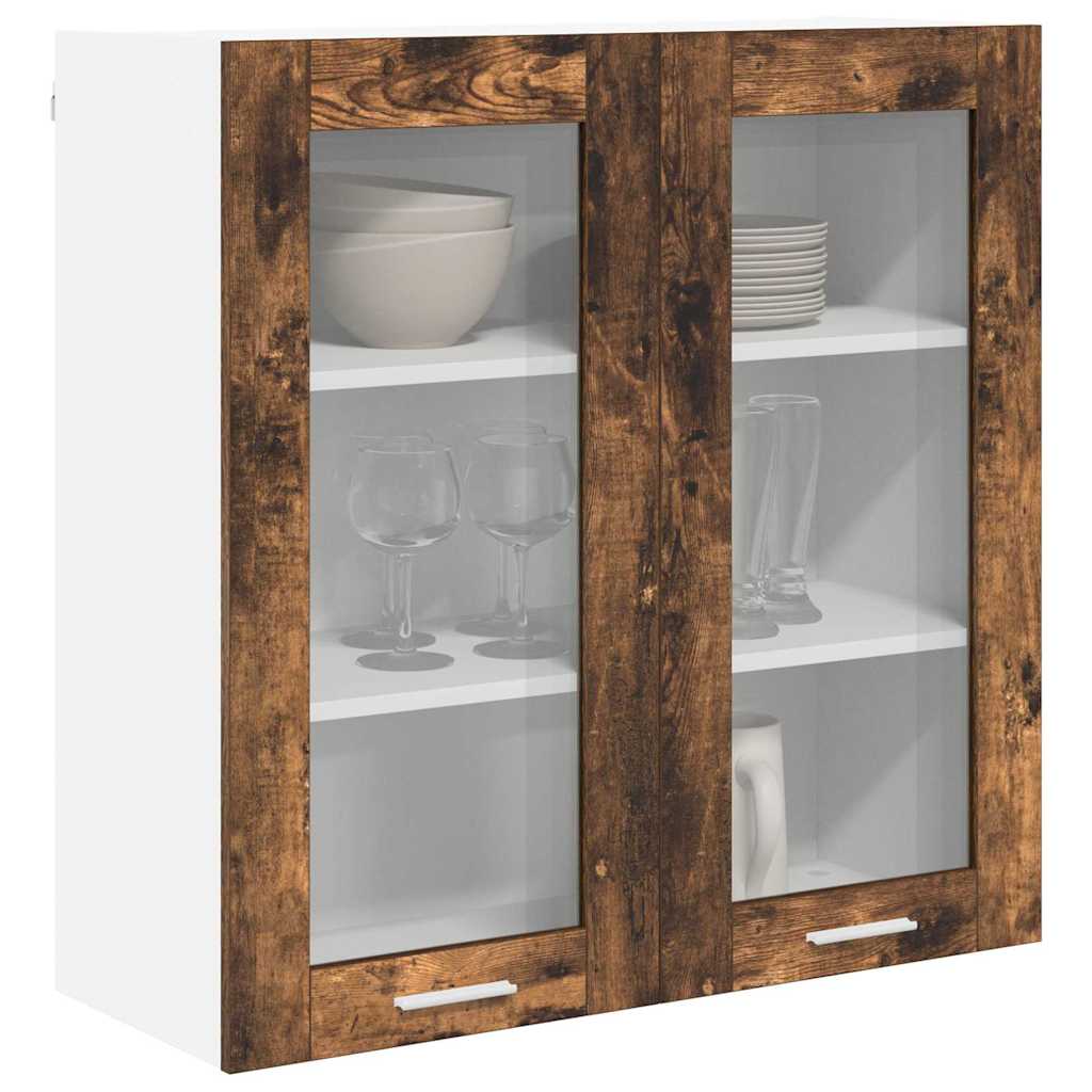 Armadio pensile Rovere fumÃ© 80 x 31 x 80 cm Legno multistrato