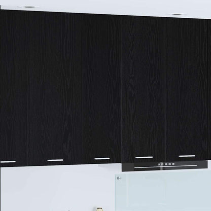 Armadio pensile Rovere Nero 30 x 31 x 100 cm Legno multistrato