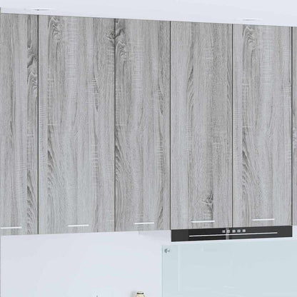 Armadio pensile con porta Grigio Sonoma 30 x 31 x 100 cm