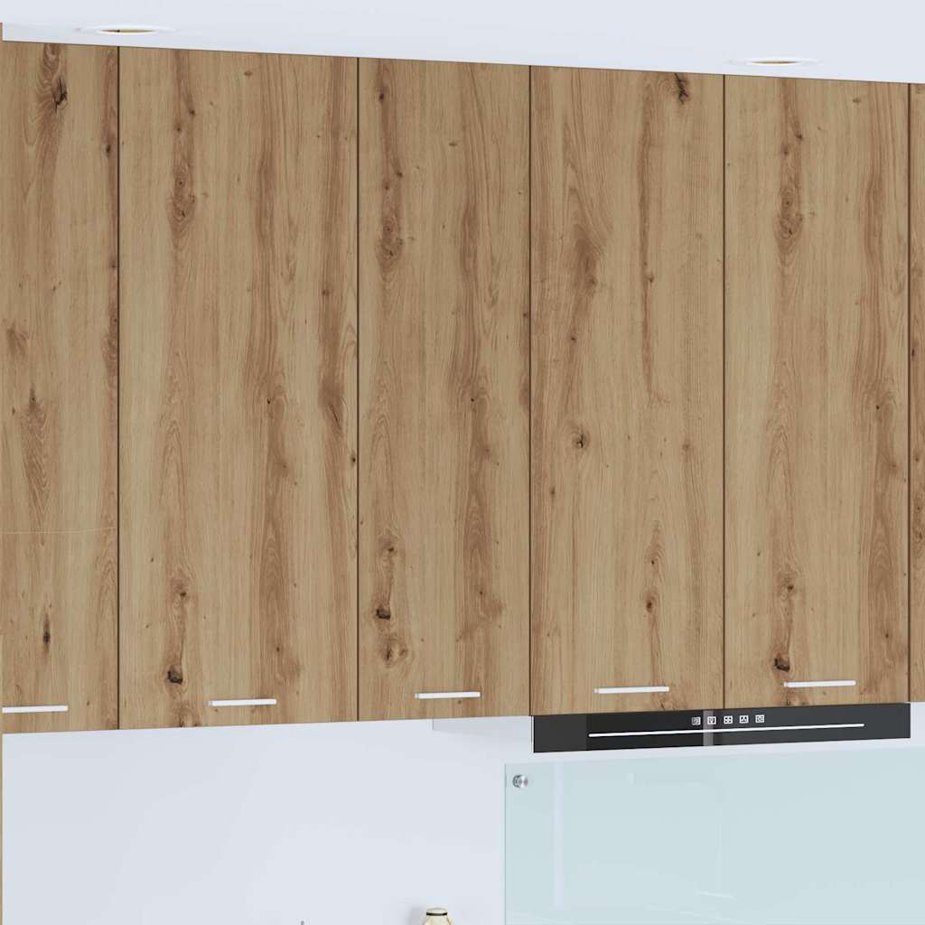 Armadio pensile con porta Rovere artigianale 30 x 31 x 100 cm