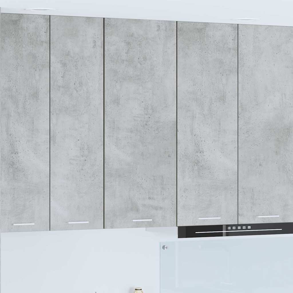 Armadio pensile con porta Riga Grigio cemento 40 x 31 x 100 cm