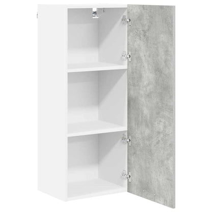 Armadio pensile con porta Riga Grigio cemento 40 x 31 x 100 cm