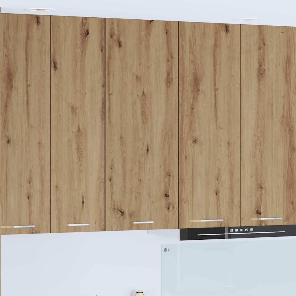 Armadio pensile con porta Rovere artigianale 40 x 31 x 100 cm