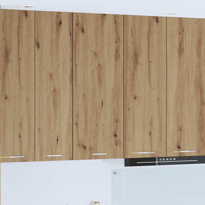 Armadio pensile con porta Rovere artigianale 40 x 31 x 100 cm