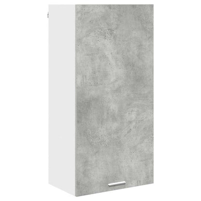 Armadio pensile Grigio Cemento e Bianco 50 x 31 x 100 cm