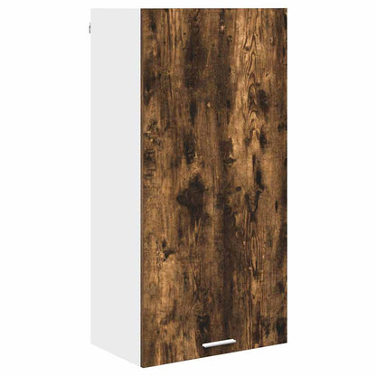 Armadio pensile Rovere Affumicato e Bianco 50 x 31 x 100 cm