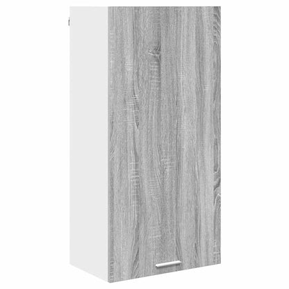 Armadio pensile Grigio Sonoma e Bianco 50 x 31 x 100 cm