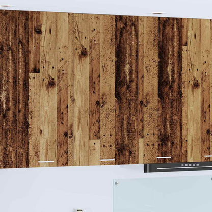 Armadio pensile Legno Antico e Bianco 50 x 31 x 100 cm