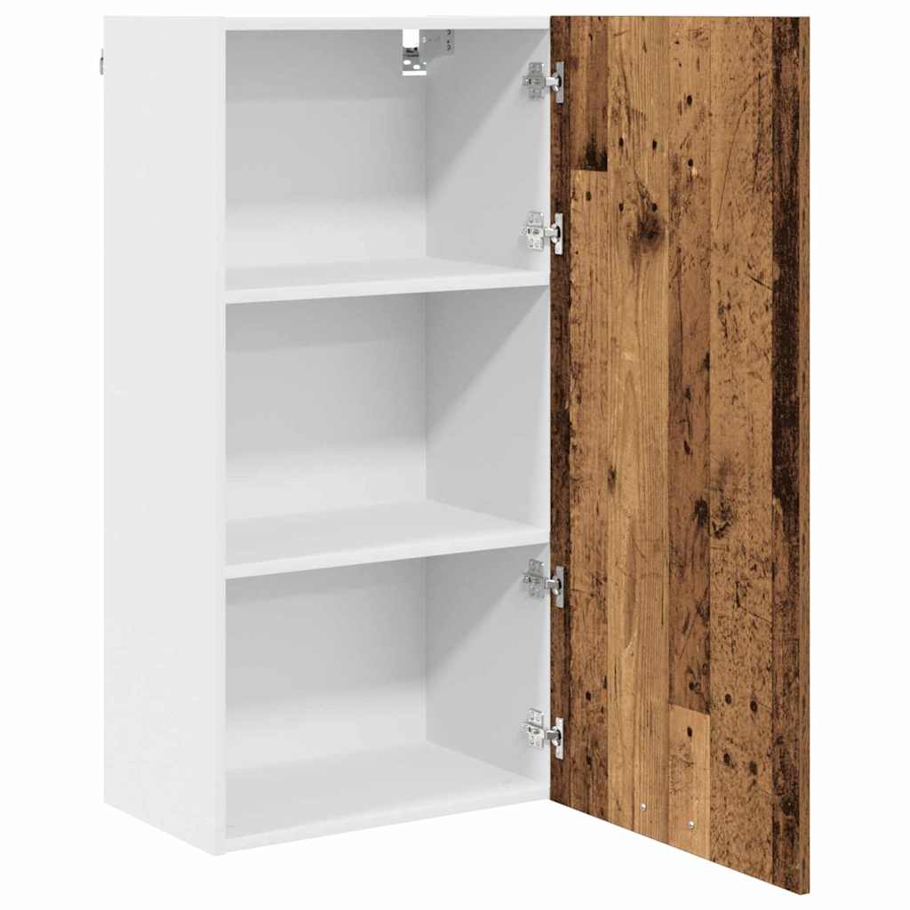 Armadio pensile Legno Antico e Bianco 50 x 31 x 100 cm