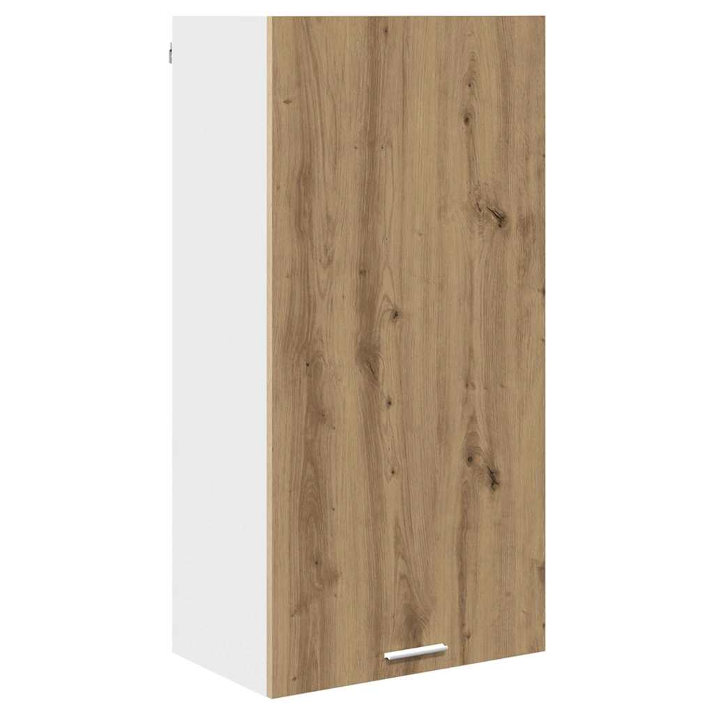 Armadio pensile Rovere Artigiano e Bianco 50 x 31 x 100 cm