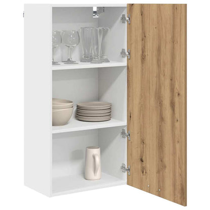 Armadio pensile Rovere Artigiano e Bianco 50 x 31 x 100 cm