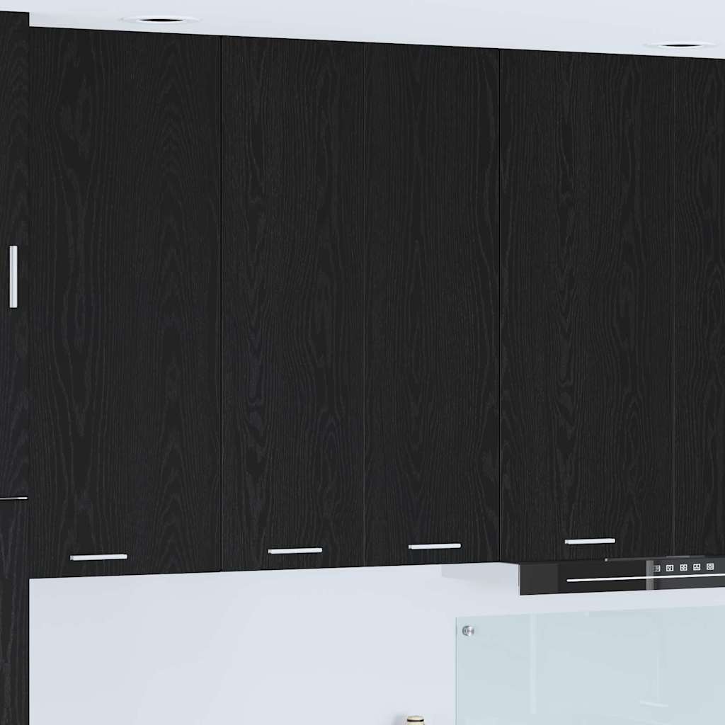 Armadio pensile Rovere Nero 60 x 31 x 100 cm Legno multistrato