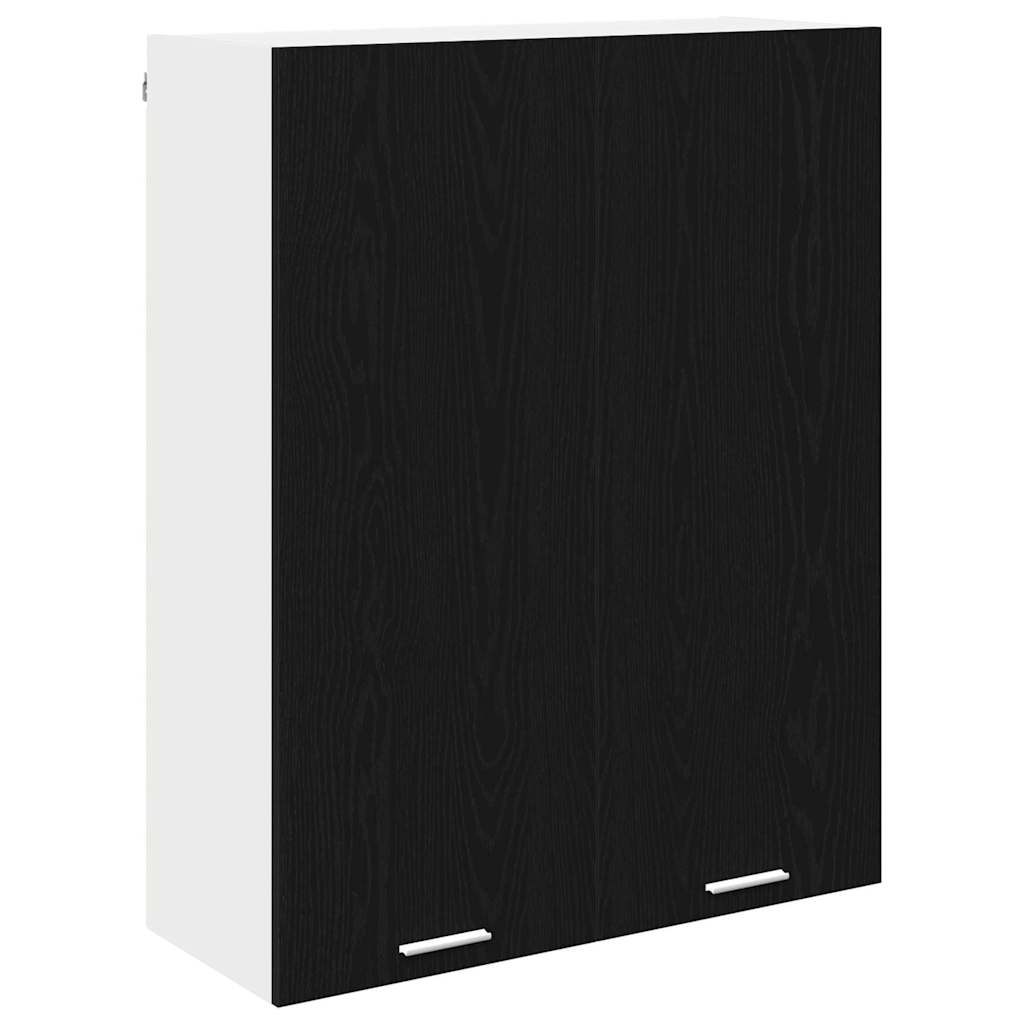 Armadio pensile Rovere Nero 80 x 31 x 100 cm Legno multistrato