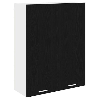 Armadio pensile Rovere Nero 80 x 31 x 100 cm Legno multistrato