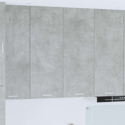 Armadio pensile con porta Grigio cemento 80 x 31 x 100 cm