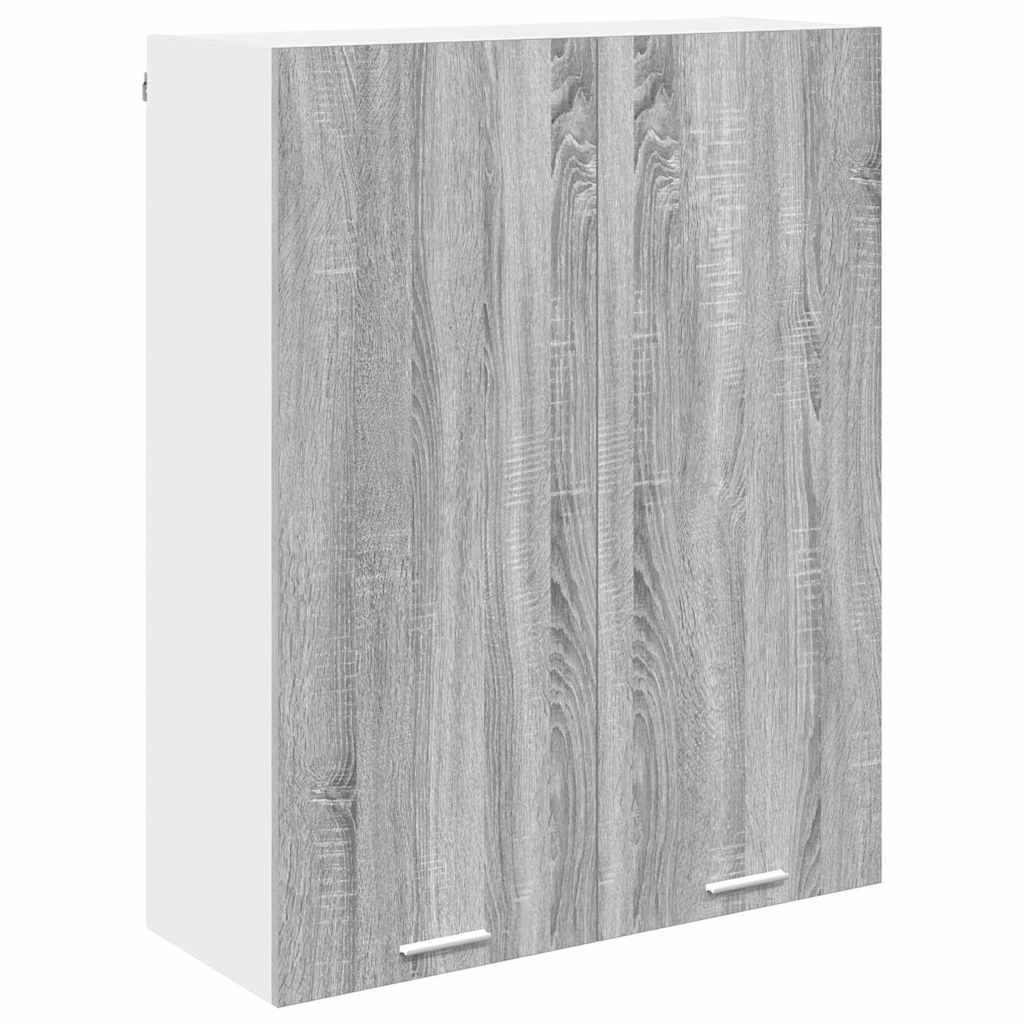 Armadio pensile con porta Grigio Sonoma 80 x 31 x 100 cm