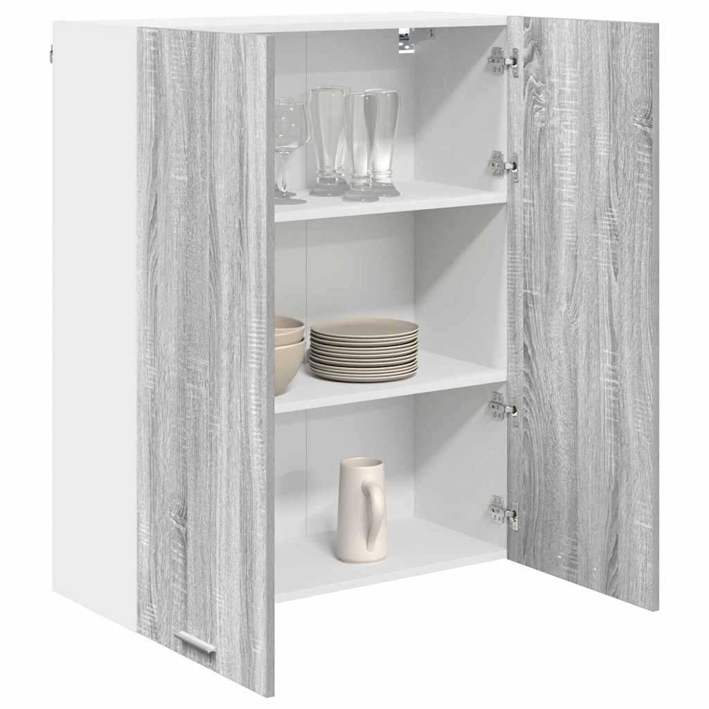Armadio pensile con porta Grigio Sonoma 80 x 31 x 100 cm