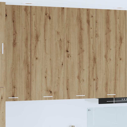 Armadio pensile con porta Rovere artigianale 80 x 31 x 100 cm