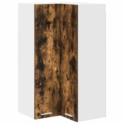 Armadio pensile Rovere Affumicato e Bianco 57 x 57 x 100 cm
