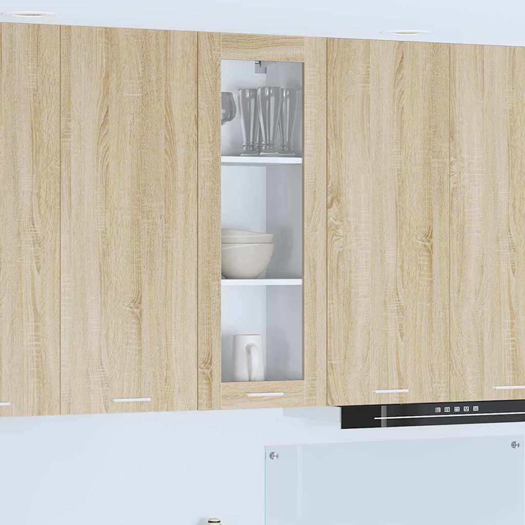 Armadio pensile con porta Rovere Sonoma 40 x 31 x 100 cm