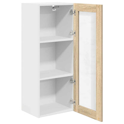Armadio pensile con porta Rovere Sonoma 40 x 31 x 100 cm