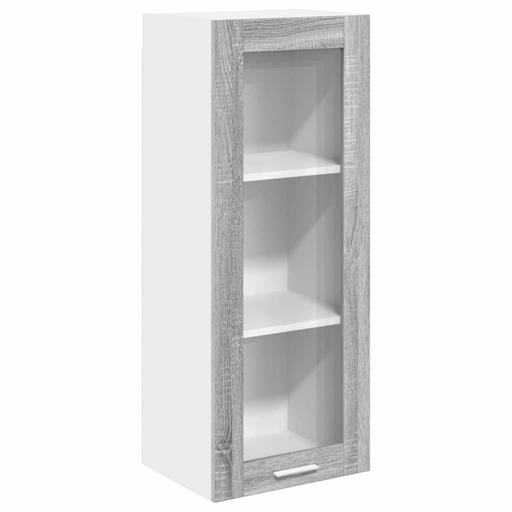 Armadio pensile con porta Grigio Sonoma 40 x 31 x 100 cm