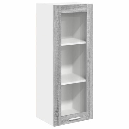 Armadio pensile con porta Grigio Sonoma 40 x 31 x 100 cm