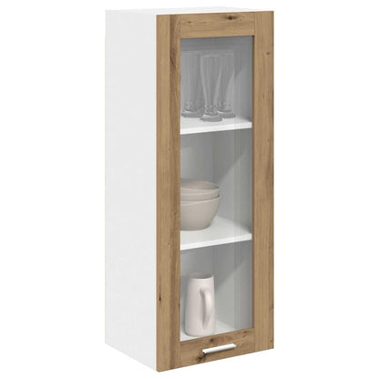 Armadio pensile con porta Rovere artigianale 40 x 31 x 100 cm