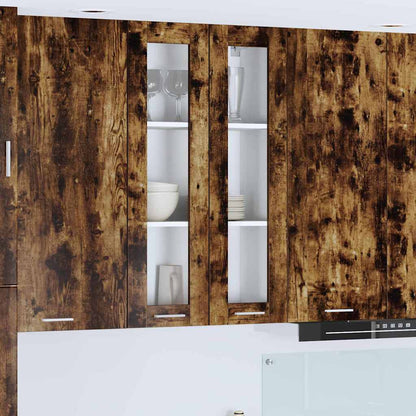 Armadio pensile Rovere fumÃ© 60 x 31 x 100 cm Legno multistrato