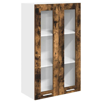 Armadio pensile Rovere fumÃ© 60 x 31 x 100 cm Legno multistrato