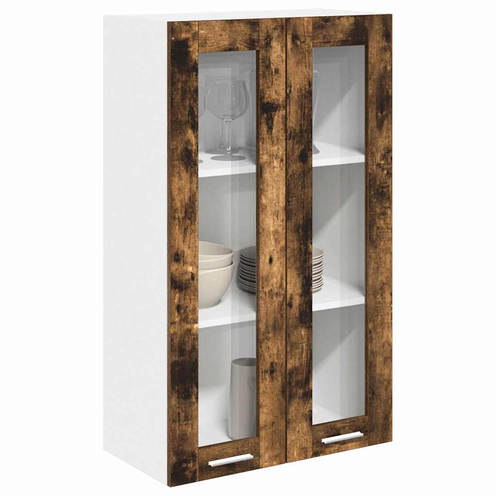 Armadio pensile Rovere fumÃ© 60 x 31 x 100 cm Legno multistrato