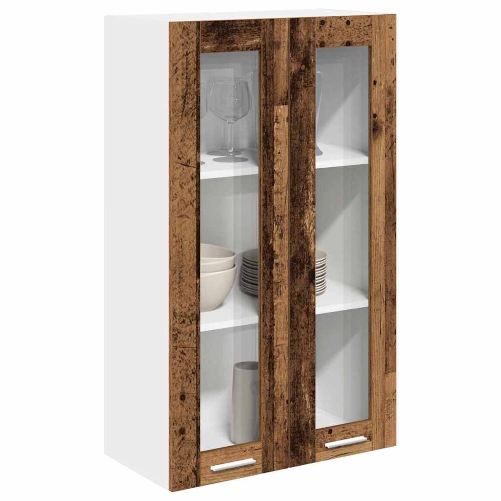 Armadio pensile con porta Legno vecchio 60 x 31 x 100 cm