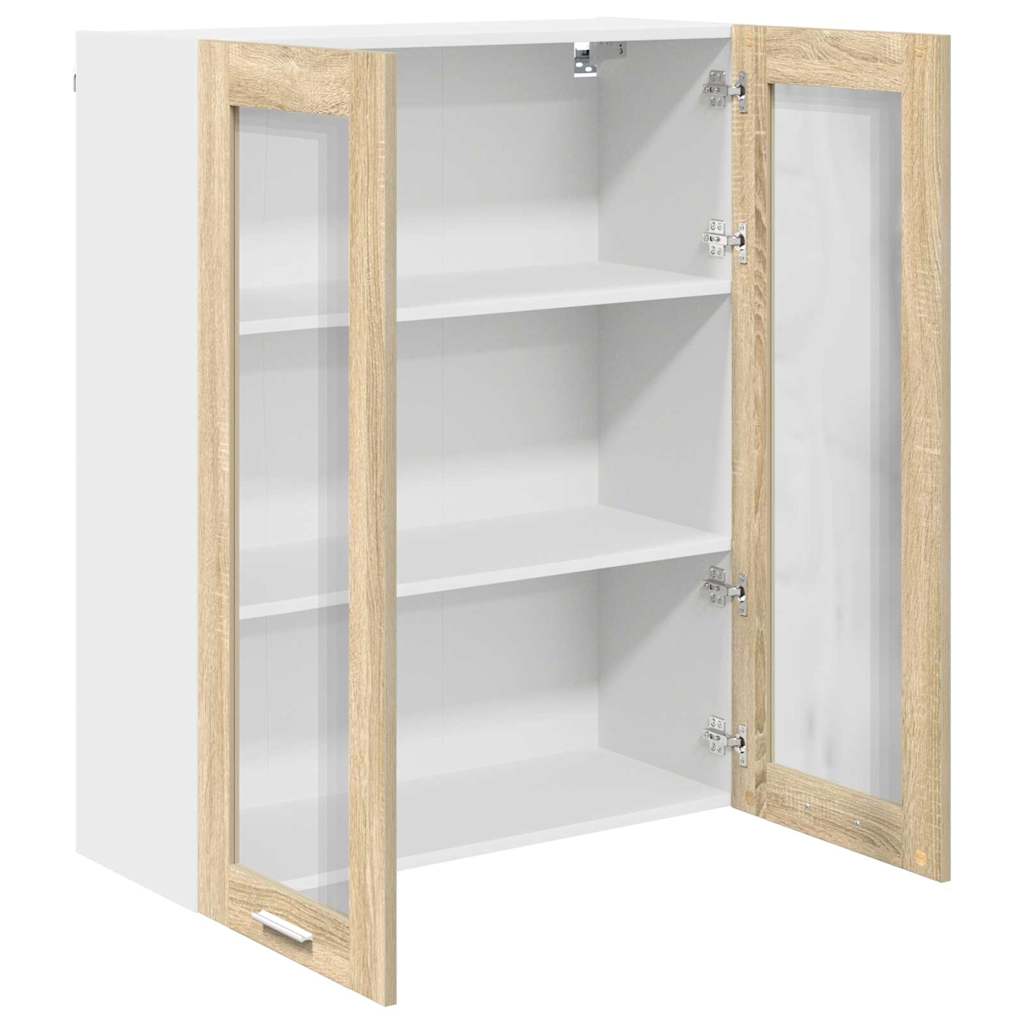 Armadio pensile con porta Rovere Sonoma 80 x 31 x 100 cm