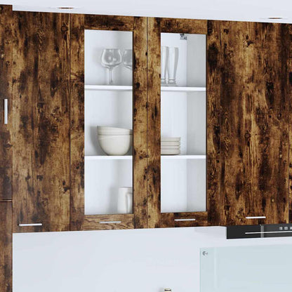 Armadio pensile Rovere fumÃ© 80 x 31 x 100 cm Legno multistrato