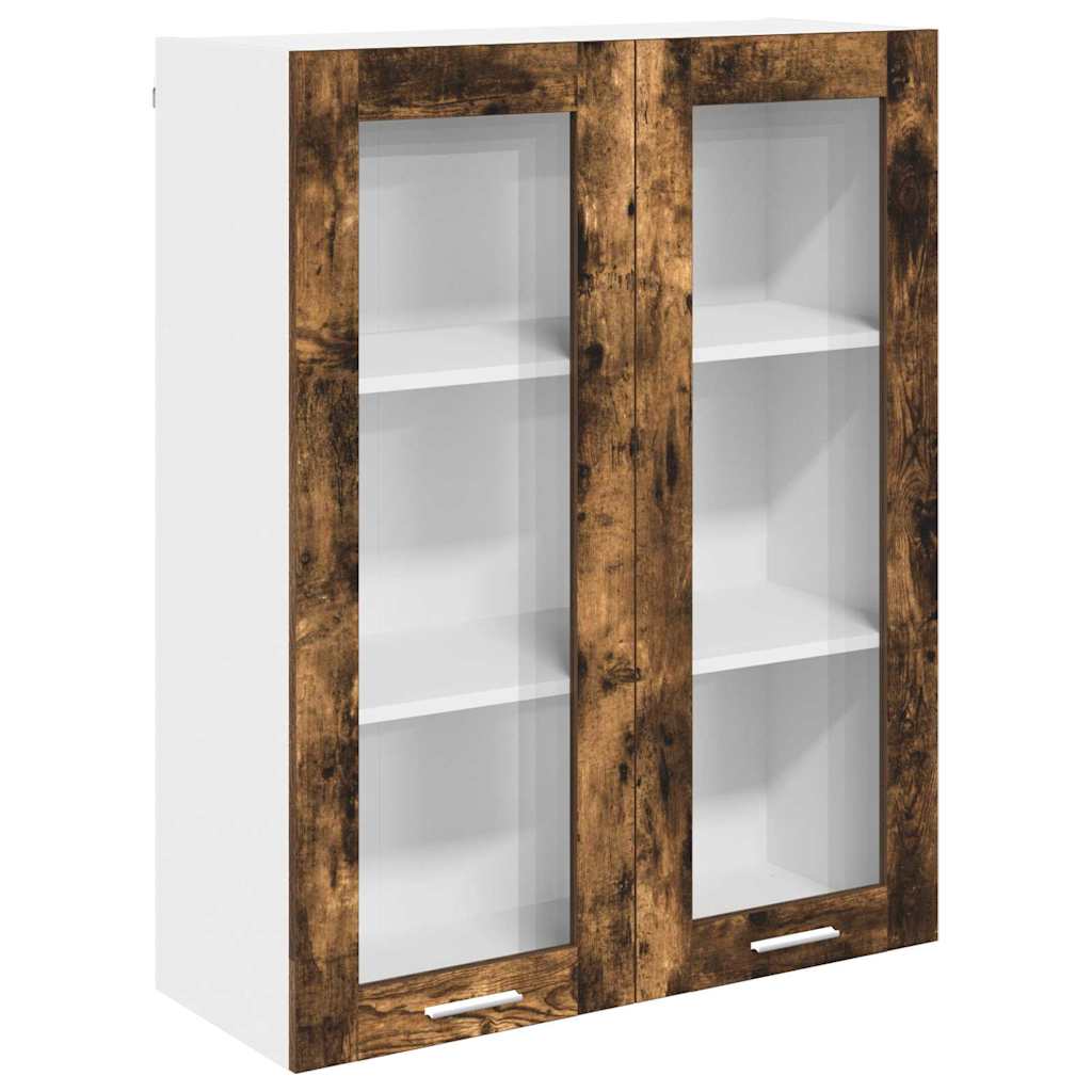 Armadio pensile Rovere fumÃ© 80 x 31 x 100 cm Legno multistrato