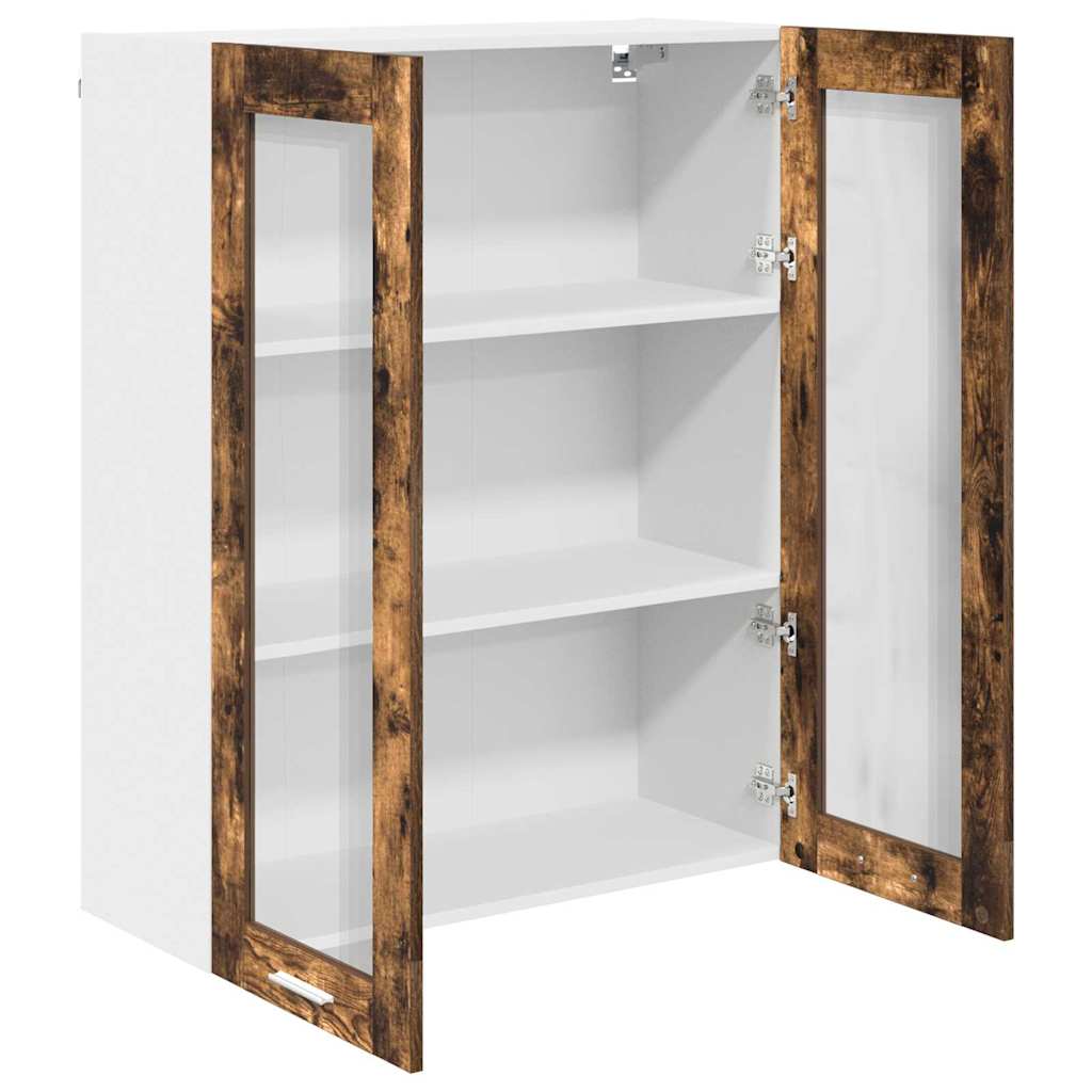 Armadio pensile Rovere fumÃ© 80 x 31 x 100 cm Legno multistrato
